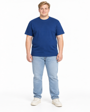 Espionage - Ensfarvet T-Shirt - Dark Blue