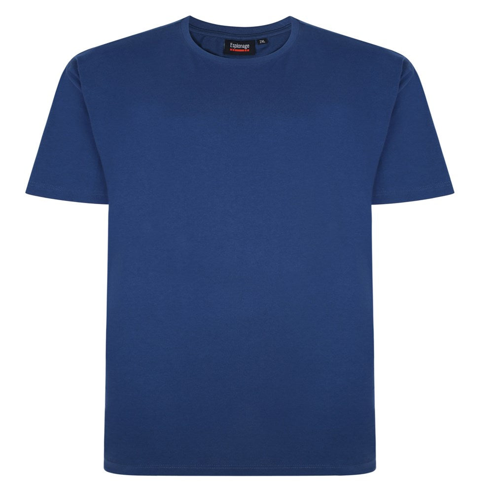 Espionage - Ensfarvet T-Shirt - Dark Blue