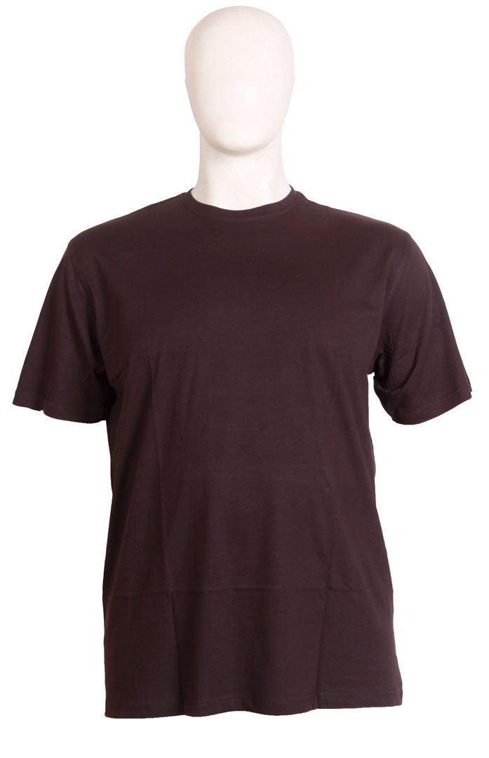 Espionage - Ensfarvet T-Shirt - Mørk Brun