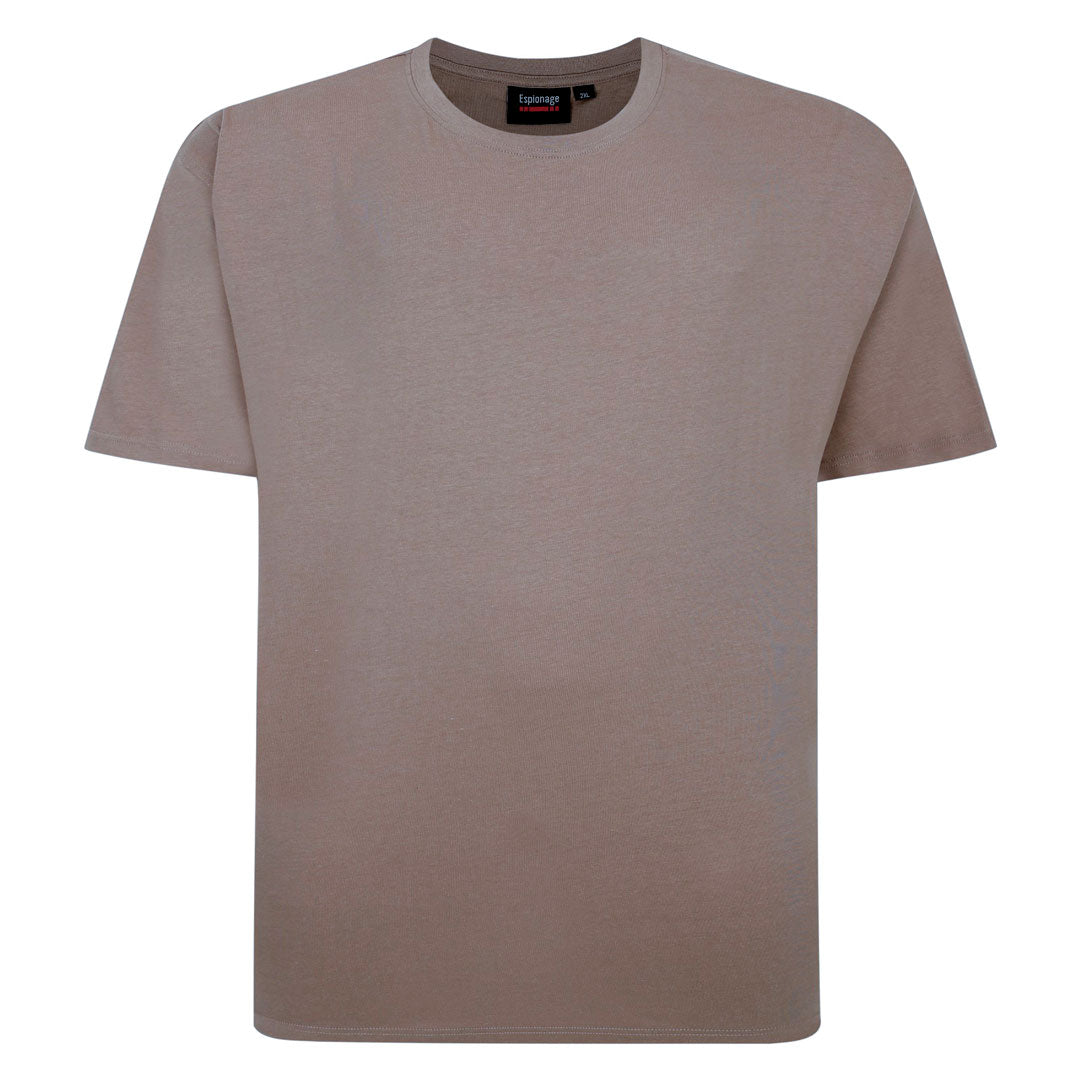 Espionage - Ensfarvet T-Shirt - Mushroom