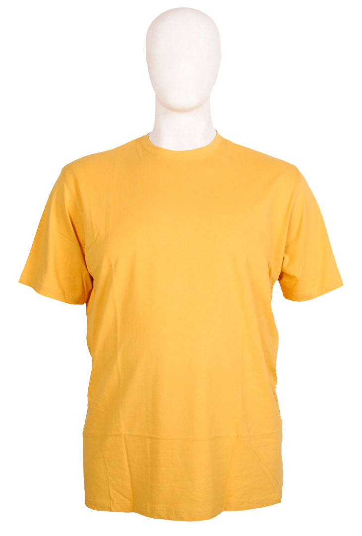 Espionage - Ensfarvet T-Shirt - Mustard