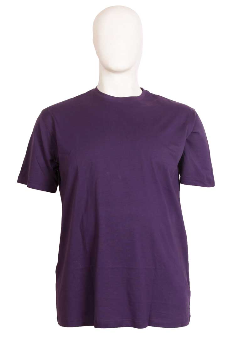 Espionage - Ensfarvet T-Shirt - Purple Forår 2025