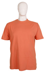 Espionage - Ensfarvet T-Shirt - Soft Orange