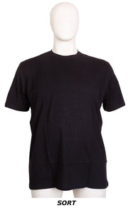 Espionage - Ensfarvet T-Shirt - Sort