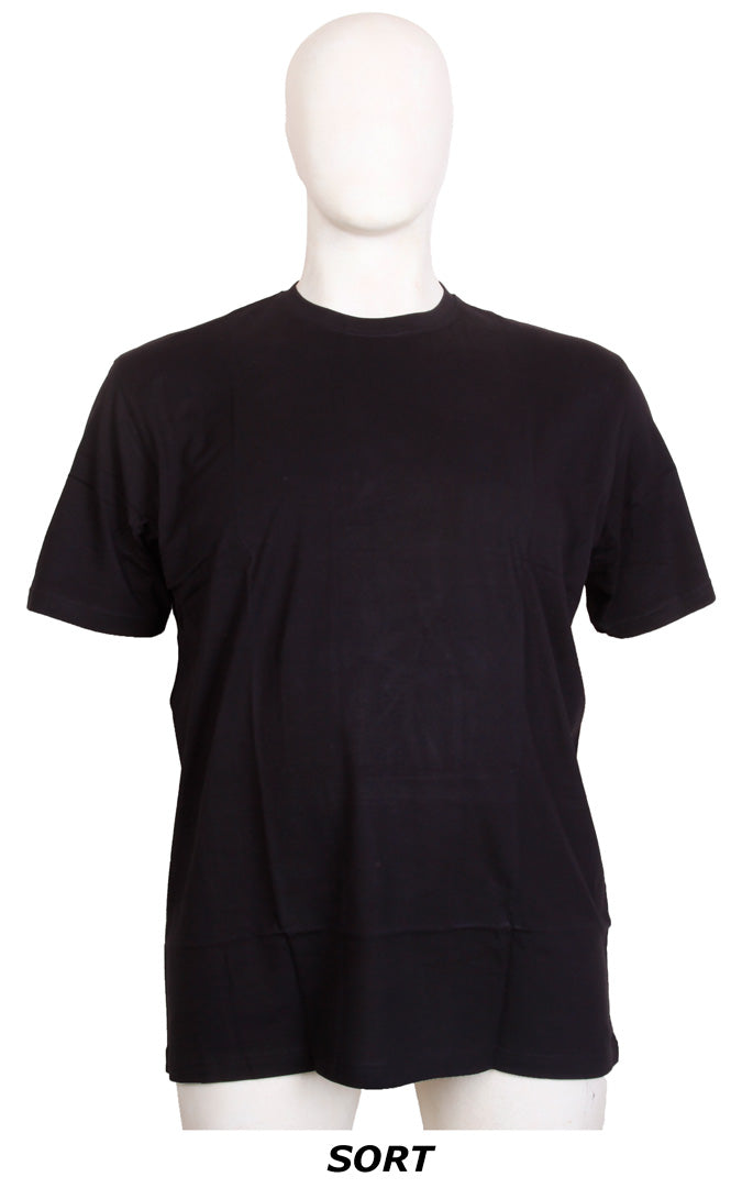 Espionage - Ensfarvet T-Shirt - Sort