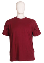 Espionage - Ensfarvet T-Shirt - Vinrød Efterår