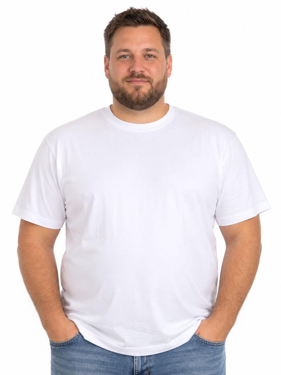 Espionage - Ensfarvet T-Shirt - Hvid