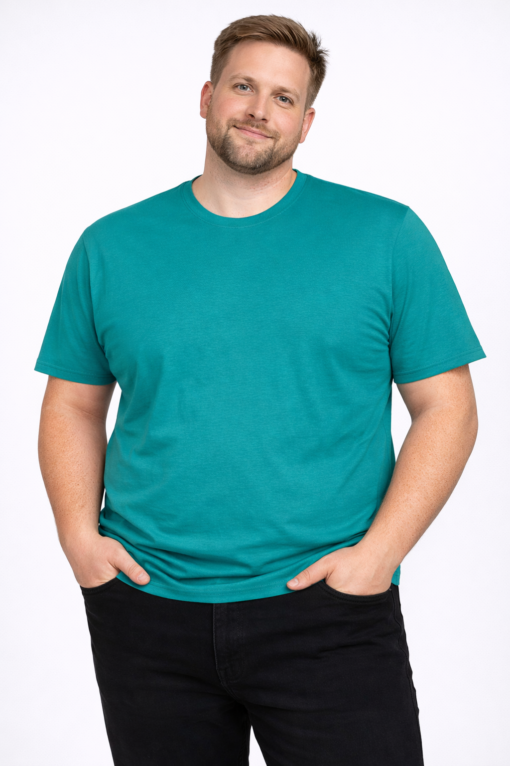 Espionage - Ensfarvet T-Shirt - Jade