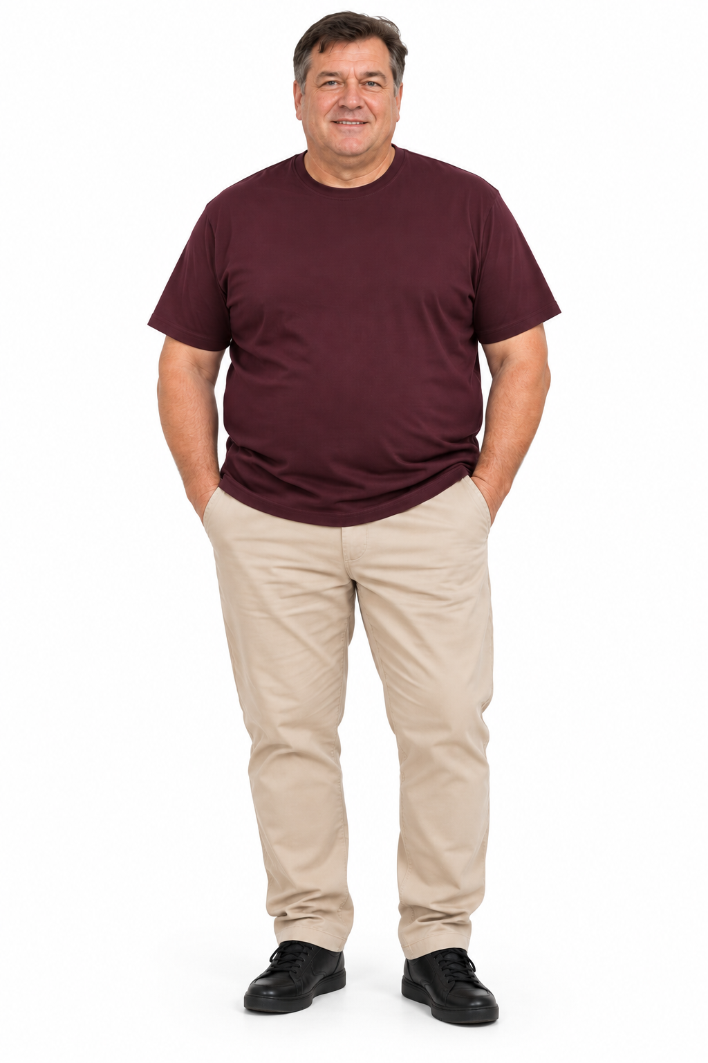 Espionage - Ensfarvet T-Shirt - Plum