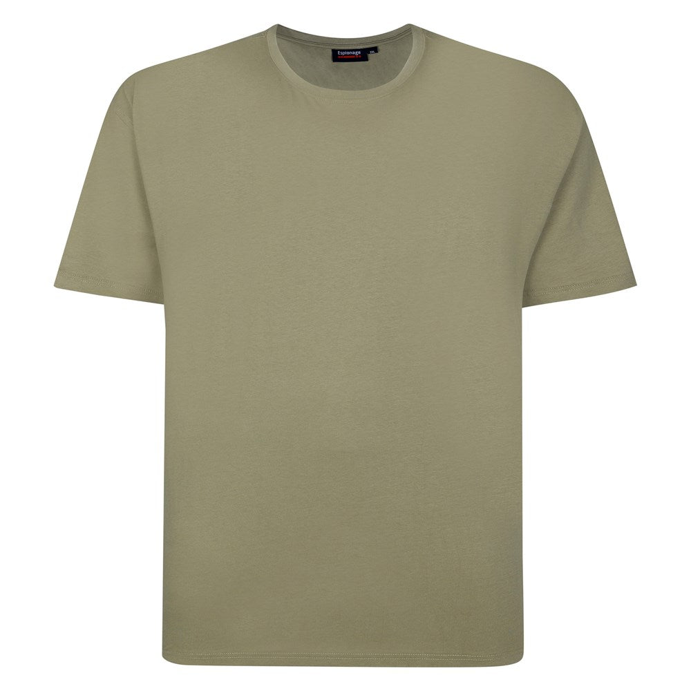 Espionage - Ensfarvet T-Shirt - Sage