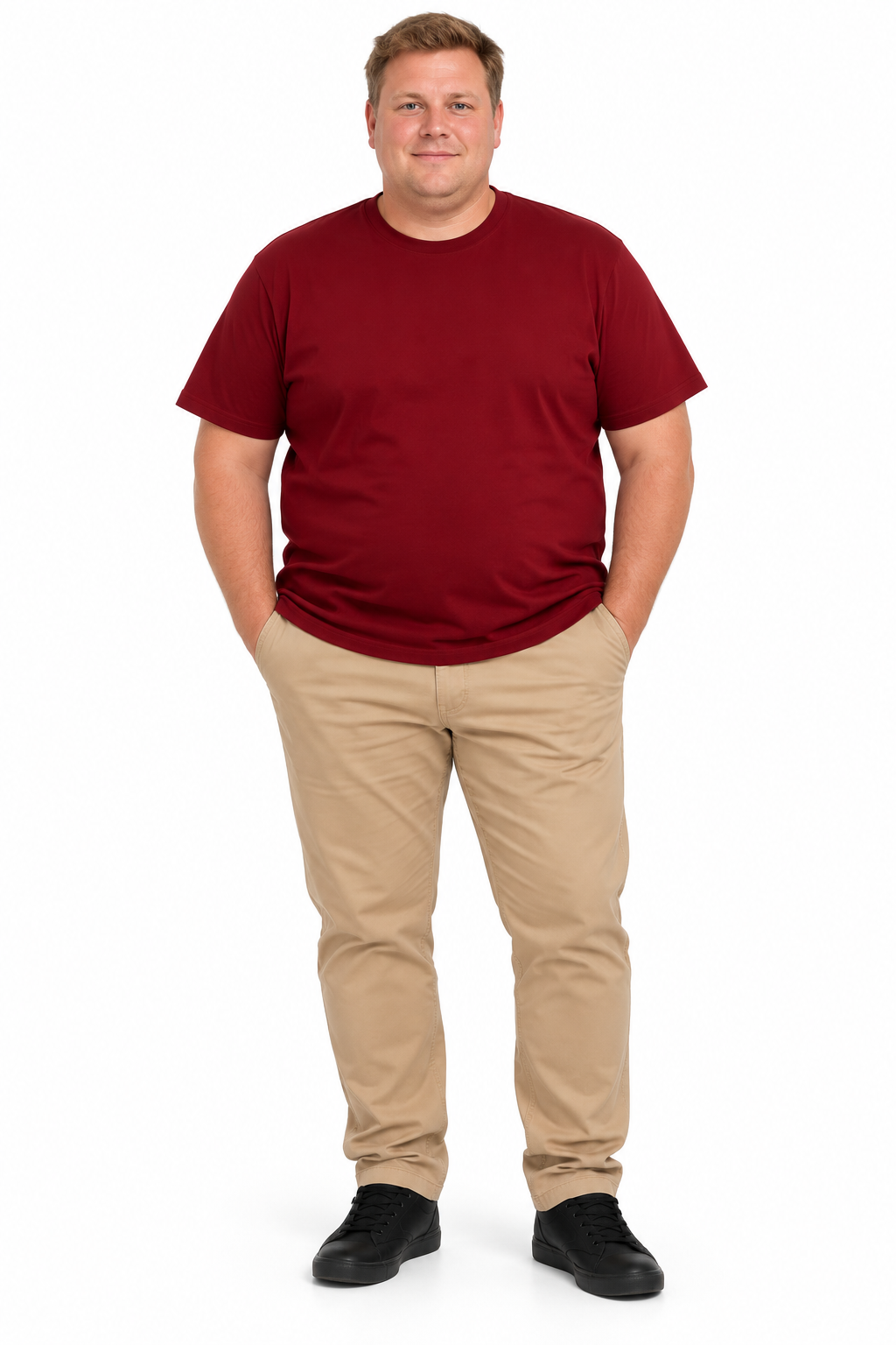 Espionage - Ensfarvet T-Shirt - Wine