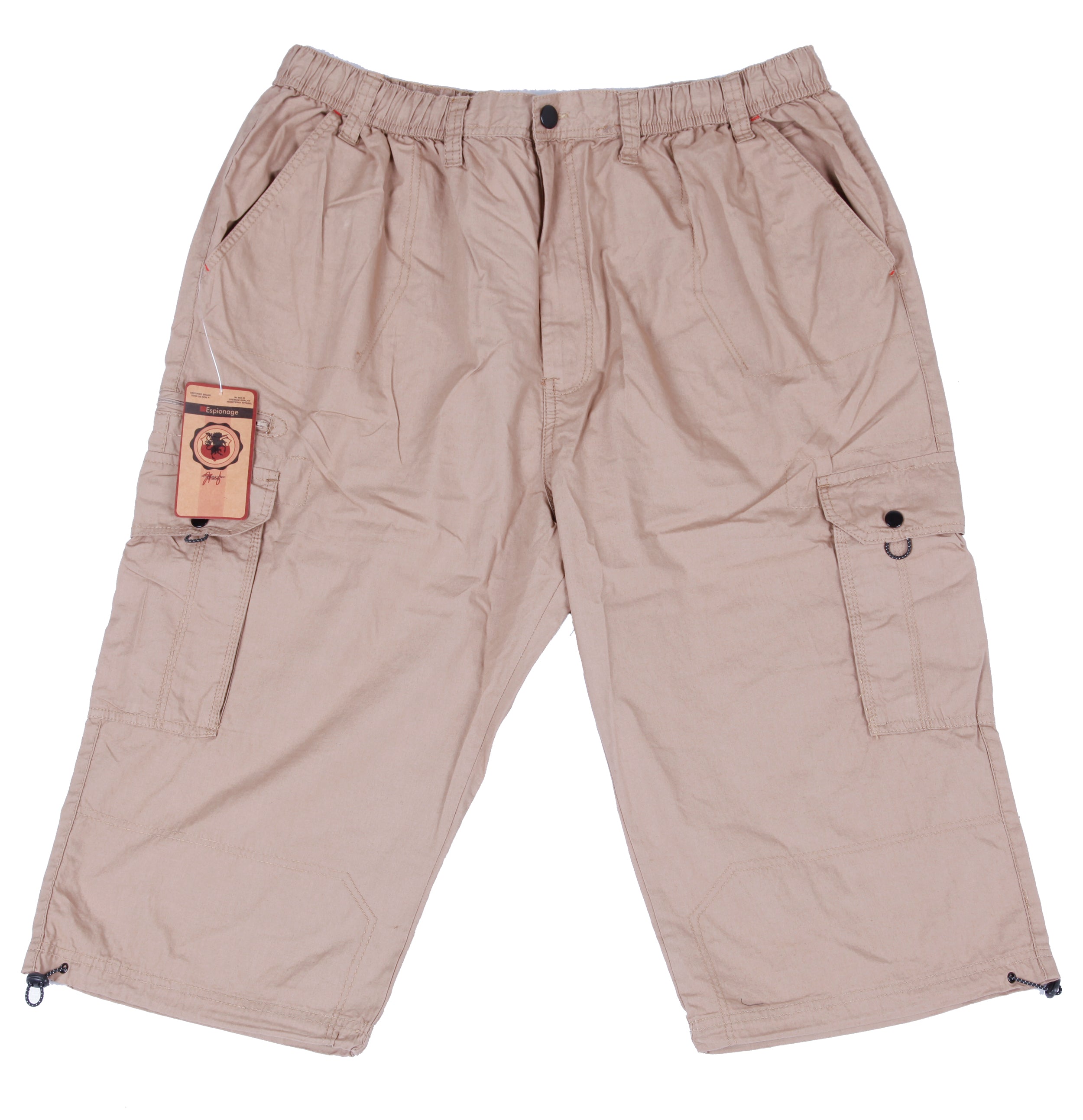 Espionage - Poplin 3/4 Lomme Bukser - Sand