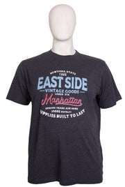 Espionage - East Side Melange Print T-Shirt