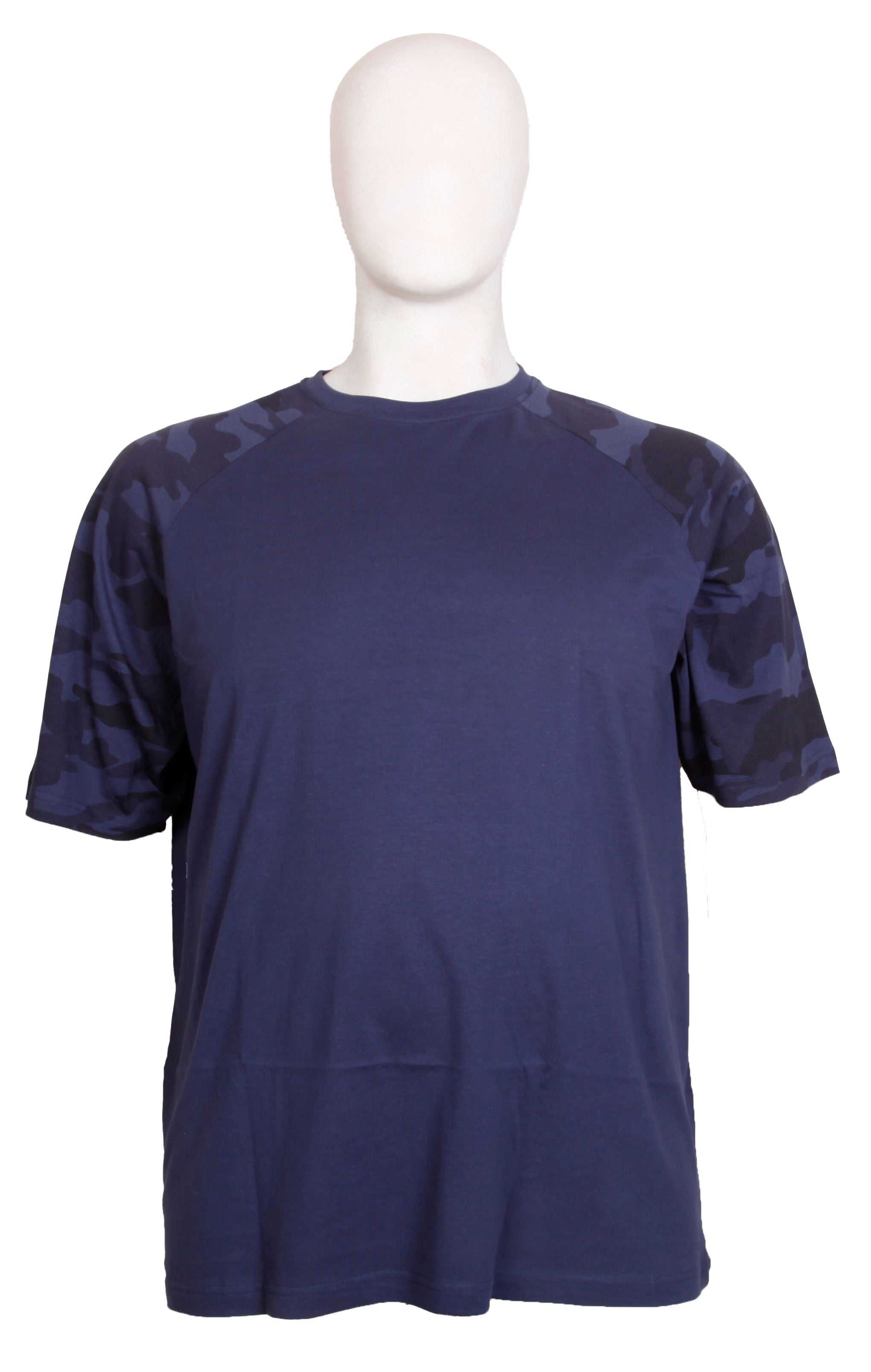 Espionage - Raglan Navy Camouflage T-Shirt