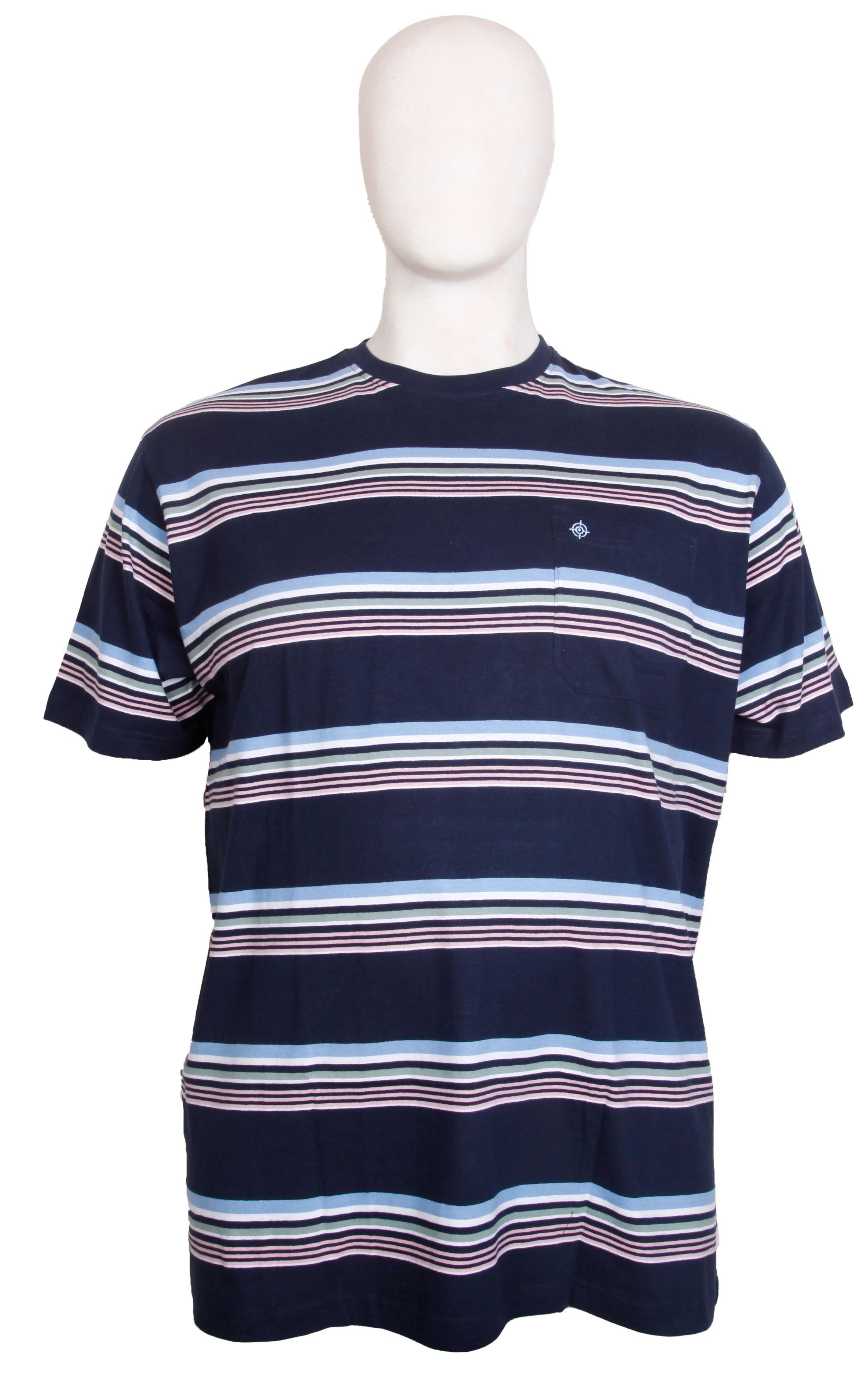 Espionage - Multi Stribet T-Shirt