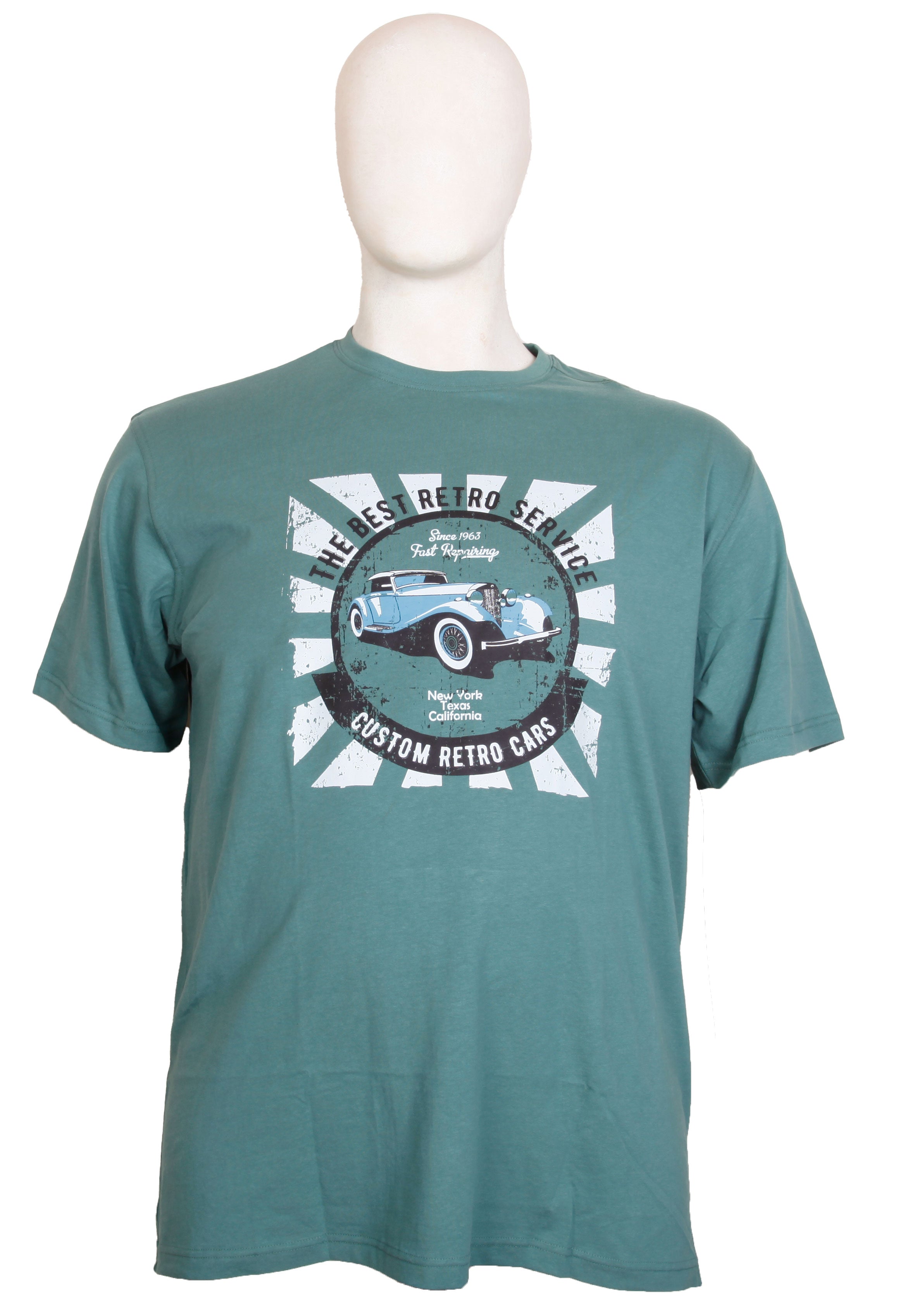 Espionage - Retro Car Print T-Shirt