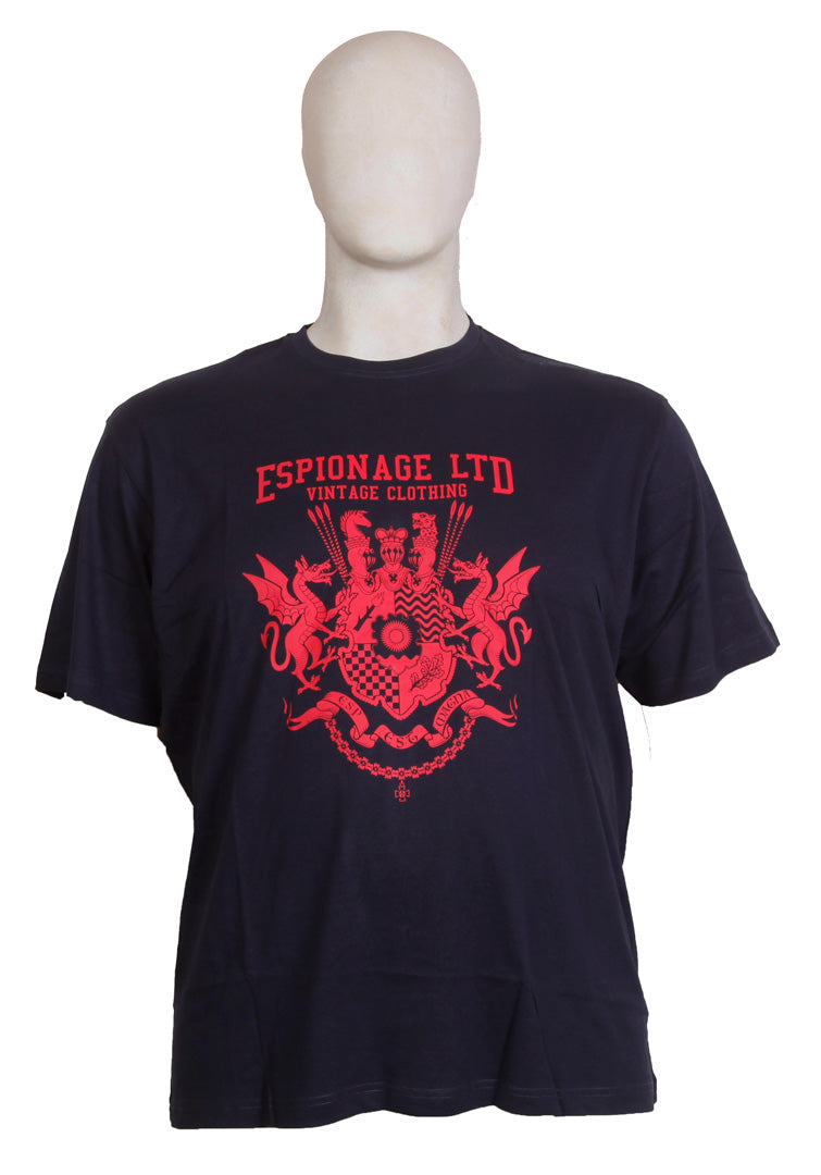 Espionage - Rød Signature Vintage T-Shirt