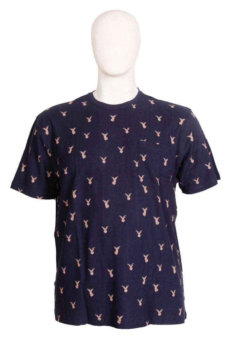 Espionage - A.O.P. Hjorte Print T-Shirt