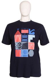 Espionage - Abstract Geometric Print T-Shirt