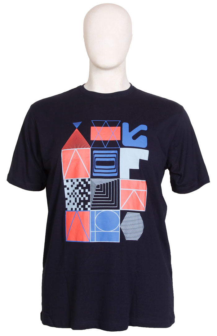 Espionage - Abstract Geometric Print T-Shirt