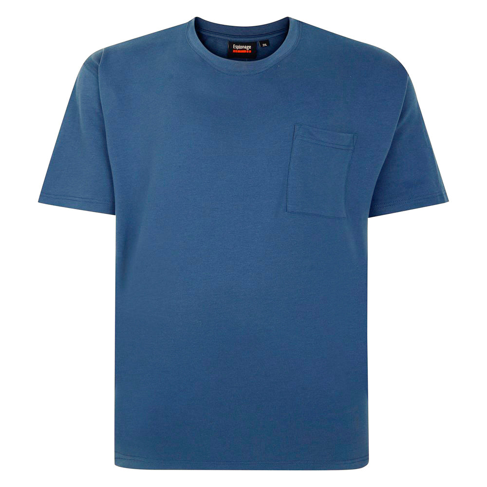 Espionage - French Terry T-Shirt Mørk Blå