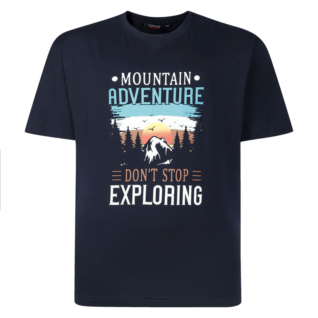 Espionage - Mountain Adventure Print T-Shirt