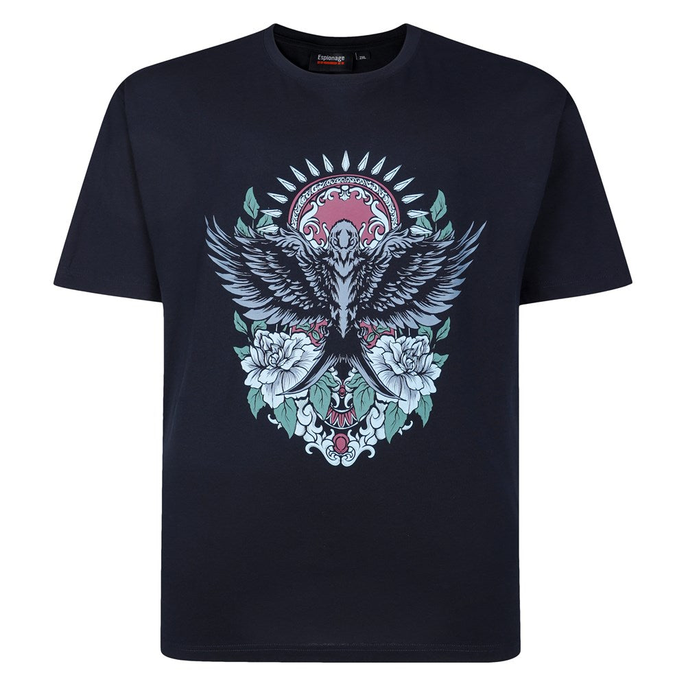 Espionage - Tiger Swallow Print T-Shirt
