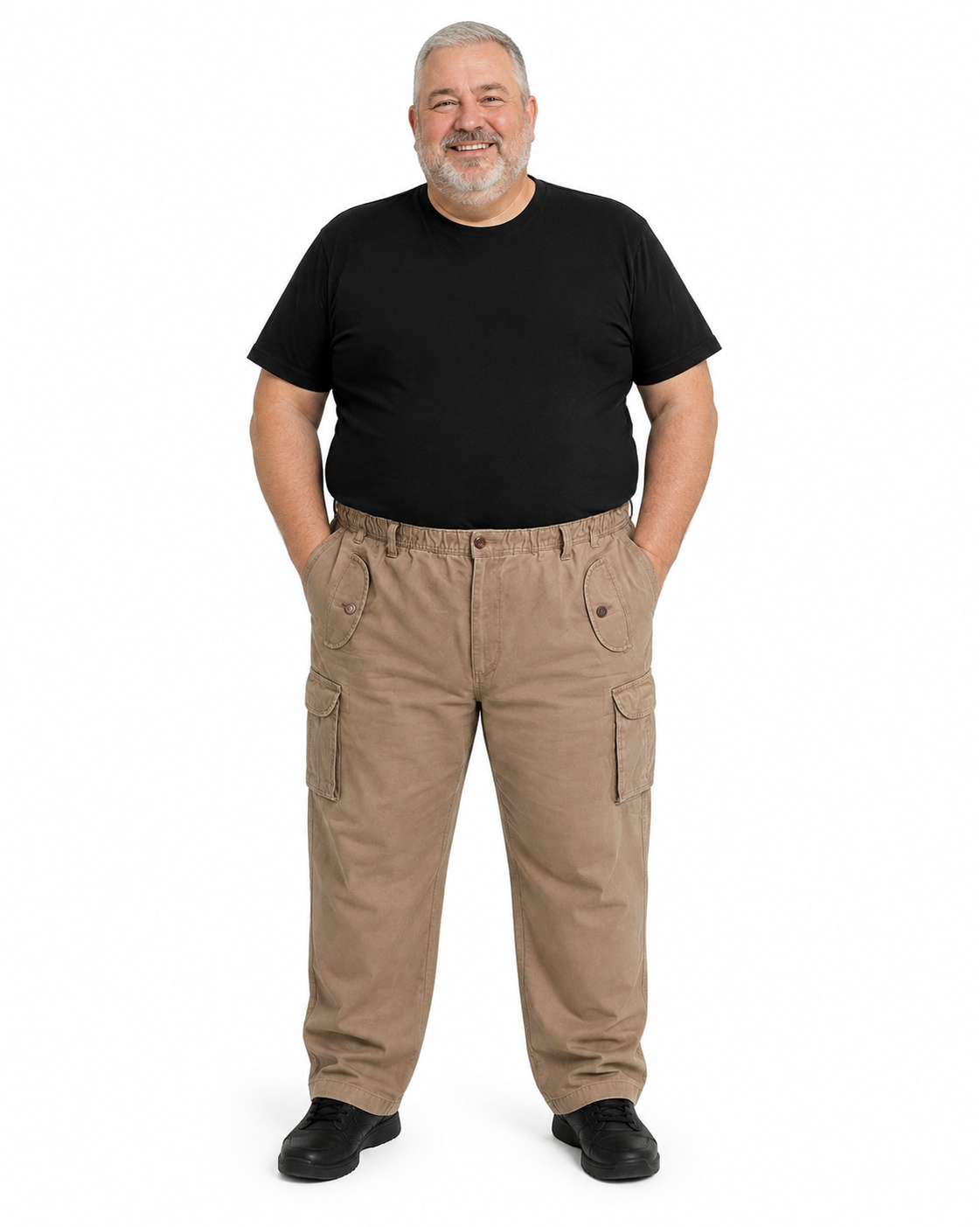 Espionage - Twill Cargo Bukser - DK sand