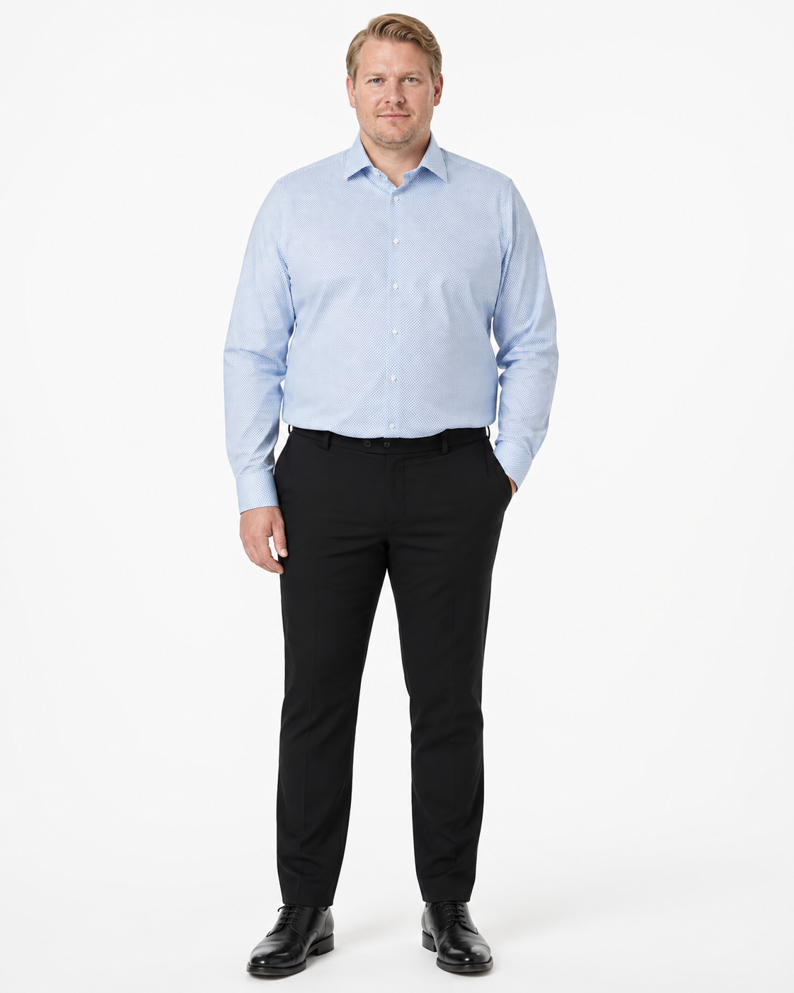 Venti By Casa Moda - Alexander Jersey Flex Skjorte L/S (2XL-6XL)