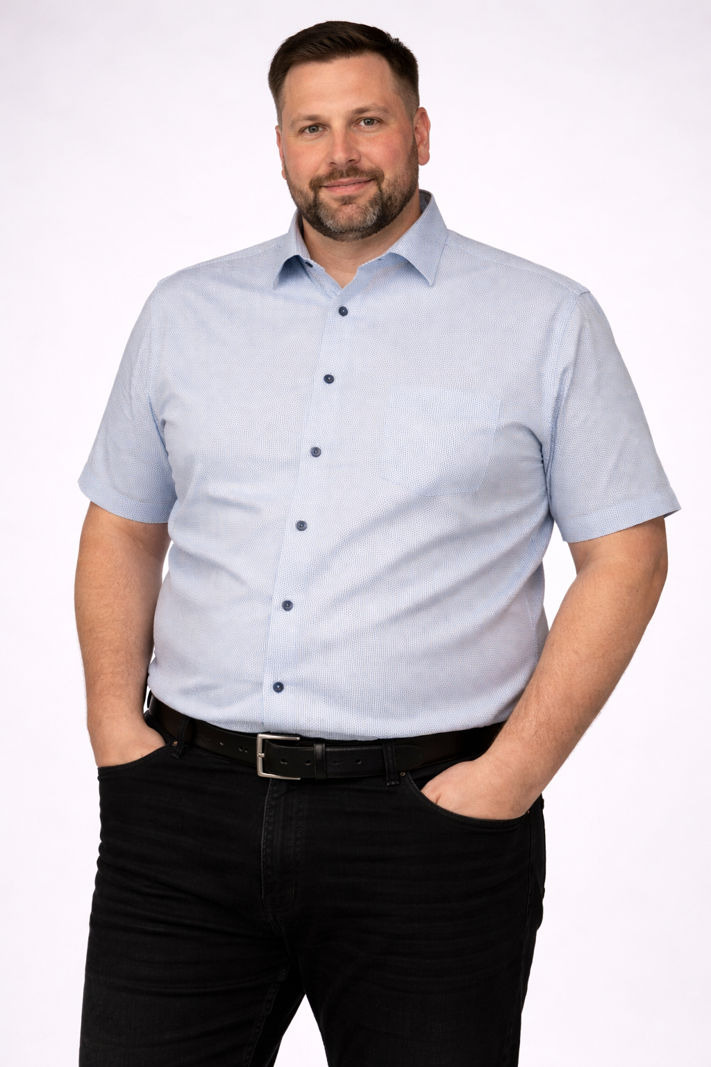 Venti By Casa Moda - Digi Print Lys blå