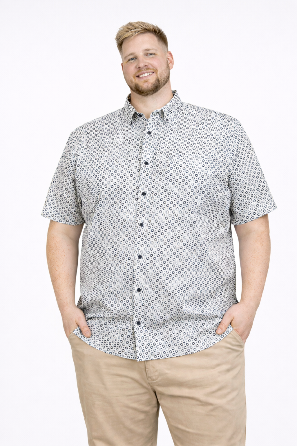 Venti By Casa Moda - Digi Print Grøn/Blå