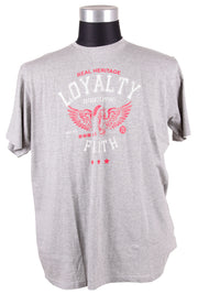 Loyalty & Faith - Wings T-Shirt - Grå