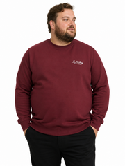 Jack & Jones Graphic Sweat – Fired Brick (3XL - 8XL)