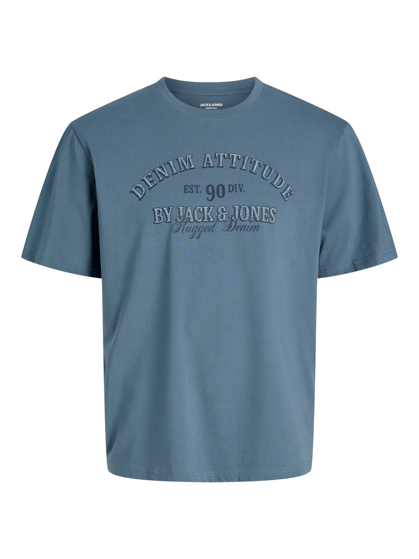 Jack & Jones - Denver Graphic T-Shirt – Blue Mirage (3XL-8XL)