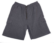 Espionage - Jersey Cargo Jogg Shorts - Koksgrå