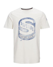 Jack & Jones - Hank T-Shirt - Cloud Dancer