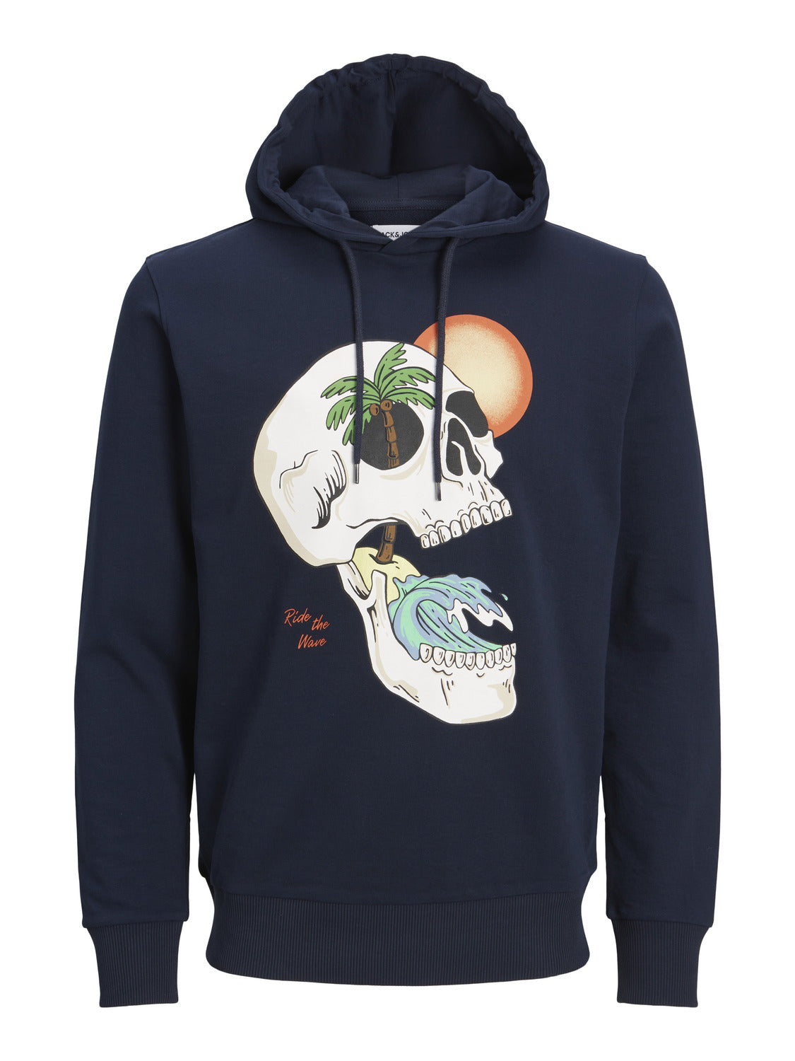Jack & Jones - Tidal Skull Hættetrøje Navy