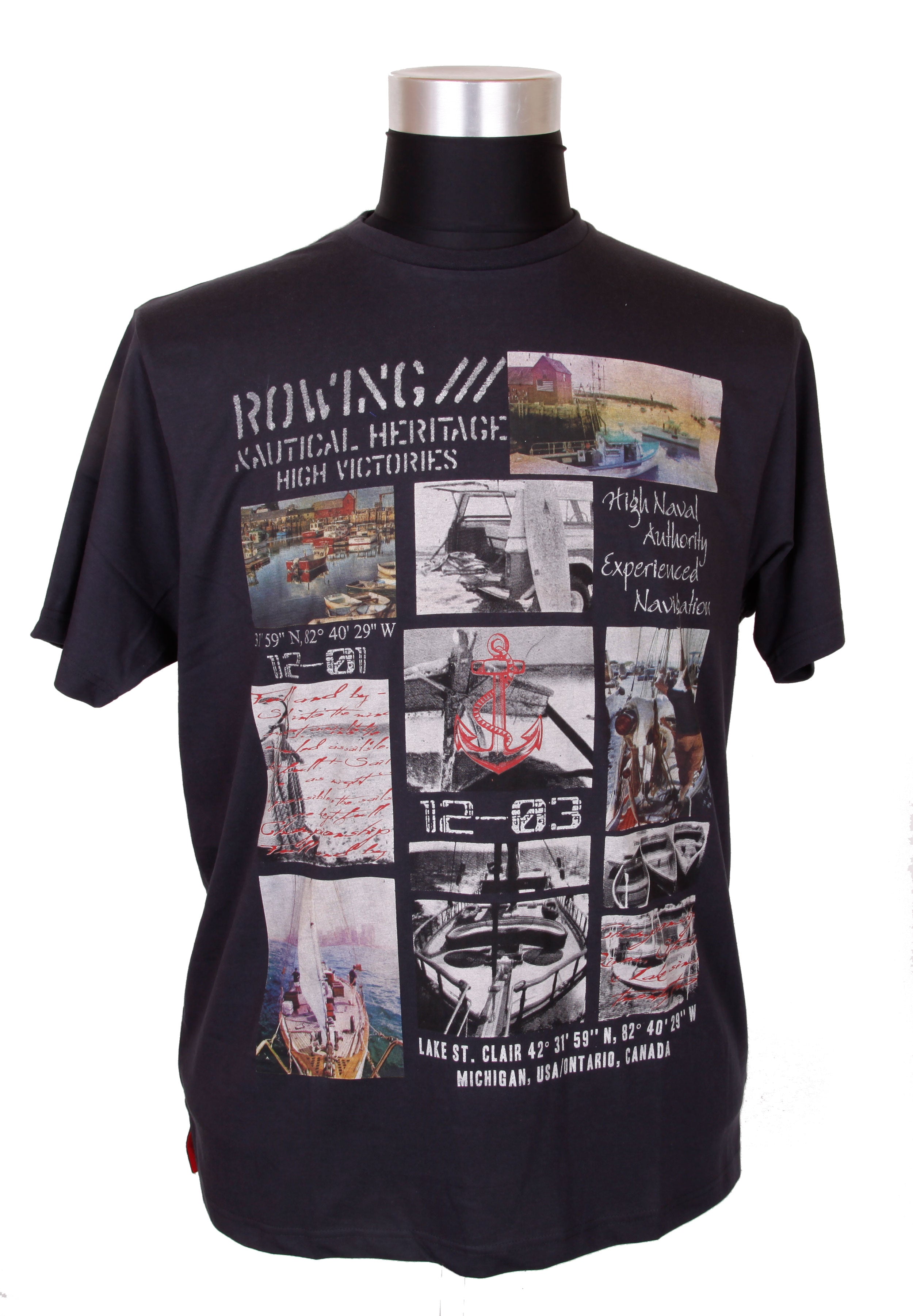 Louie James - Nautical Print T-Shirt