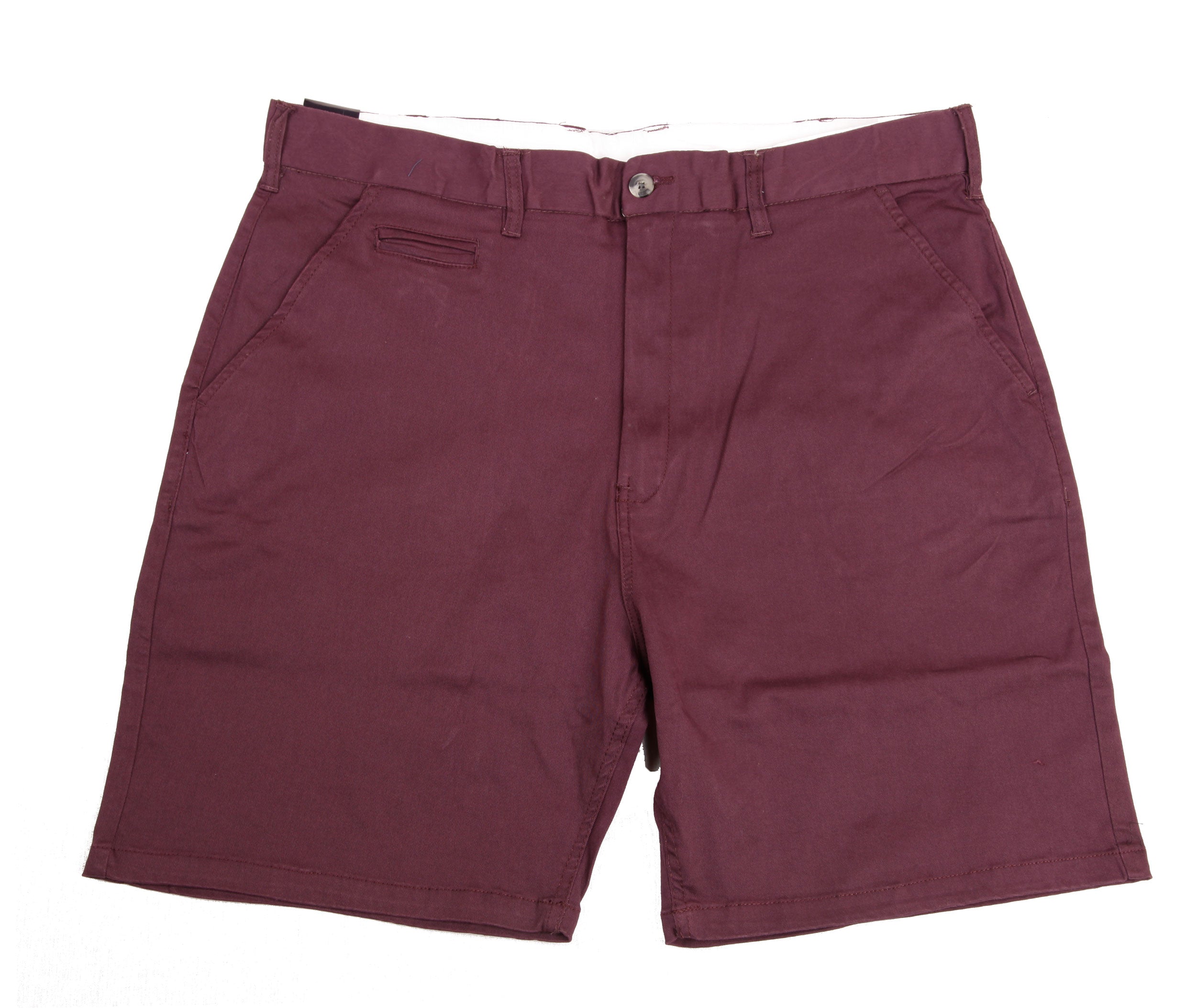 Espionage - Stretch Chino Shorts - Wine