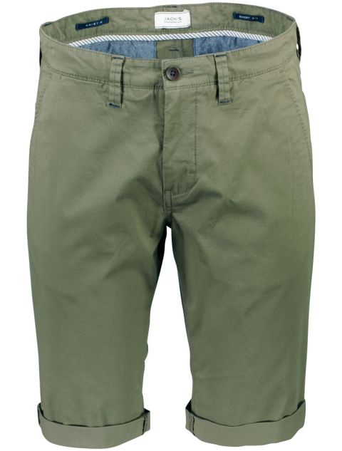 Jack´s -  Chino Shorts Comfort Fit Army