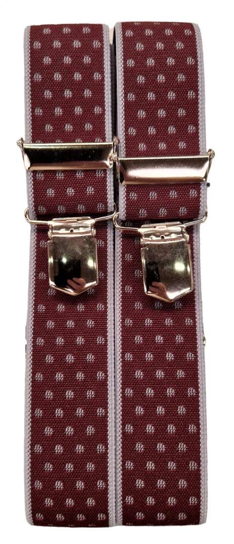 Scanbelt - Bordeaux/Grå