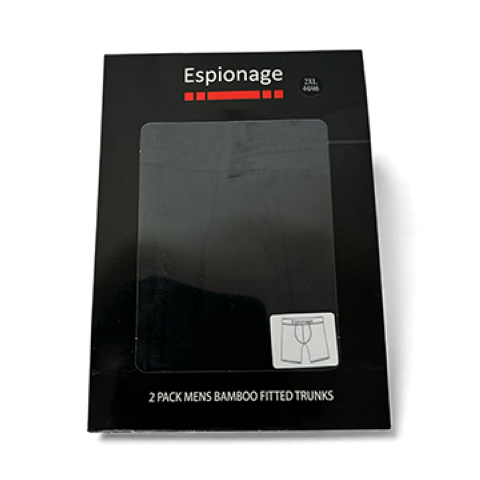 Espionage - 2 Pak Bambus boksershorts