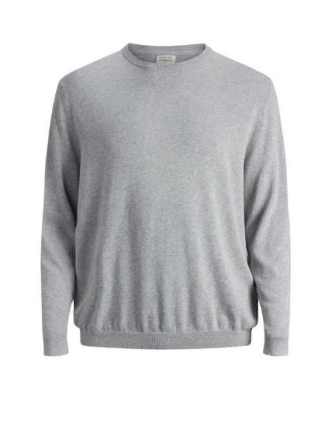 Jack & Jones - Basic Crew neck Sweater - Grå