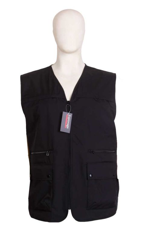 Espionage - Sort Fritidsvest