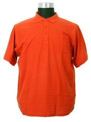 Espionage - Ensfarvet Bomulds Polo Burnt Orange