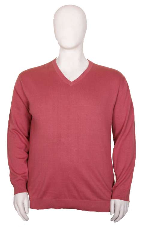 Espionage - Pullover med V-Halsudskæring - Raspberry