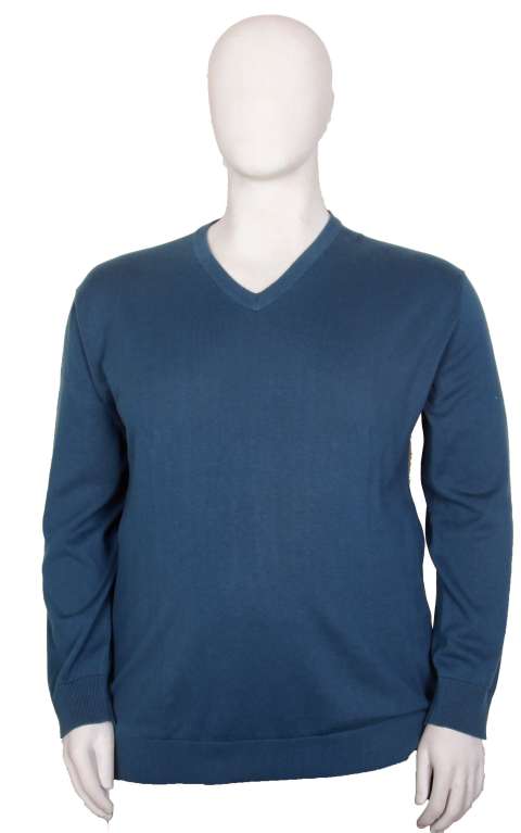 Espionage - Pullover med V-Halsudskæring - Teal