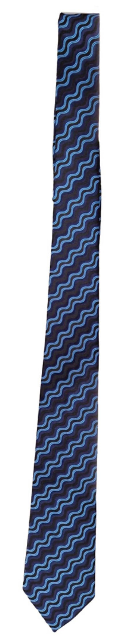 Kingston - Blå Swirl Slips