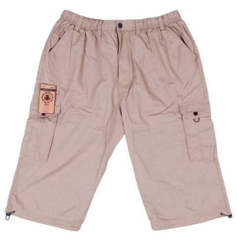 Espionage - Poplin 3/4 Lomme Bukser - Sand