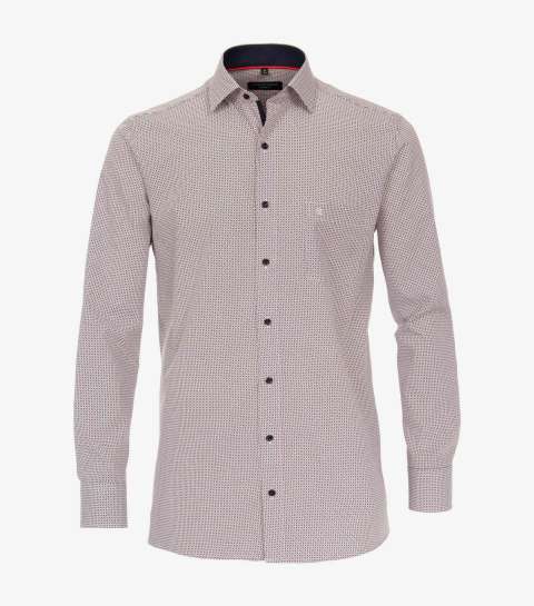 Casa Moda - Digital Print Skjorte LS - Rød